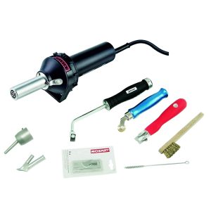 Leister HOT-JET S rankinis suvirinimo aparatas dėkle