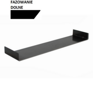 V formos ašmenys 40 x 80 x 40 x 2,4 mm - apatinė nuožula